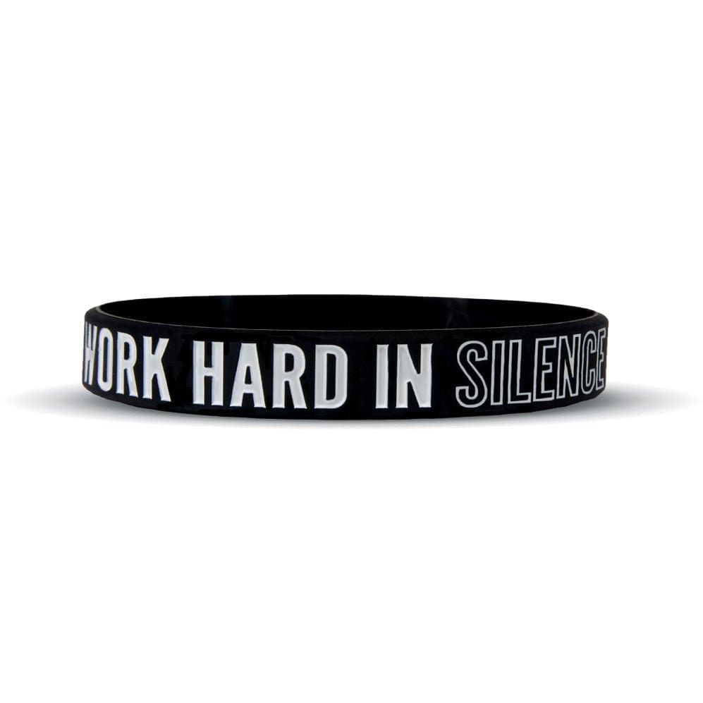 Elite Athletic Gear Wristband WORK HARD IN SILENCE Wristband