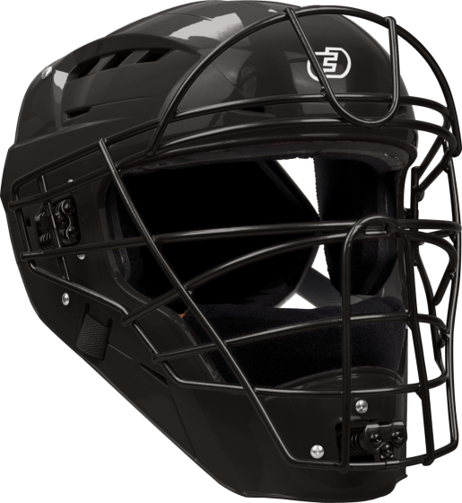 Force3 Pro Gear Baseball & Softball Mask Adult (7 1/8 - 7 1/2) / Black / Black Hockey Style Defender Mask (SEI Certified to Meet NOCSAE Standard) | Force3 Pro Gear