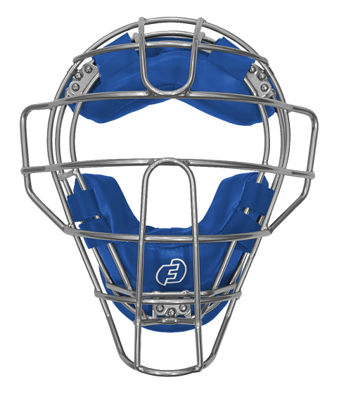 Force3 Pro Gear Baseball & Softball Mask Silver / Royal Traditional Defender Mask | Force3 Pro Gear
