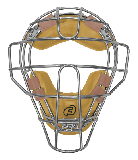 Force3 Pro Gear Baseball & Softball Mask Silver / Tan Traditional Defender Mask | Force3 Pro Gear