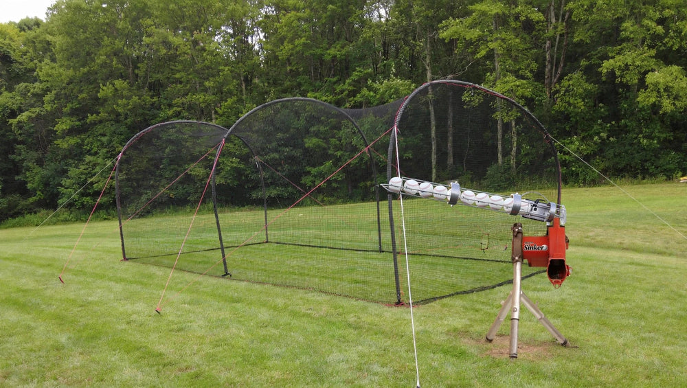 Heater Sports Batting Cage Package Heater Xtender Cage + Pitching Machine Package - Build Yours, Save 10% + Free Gift