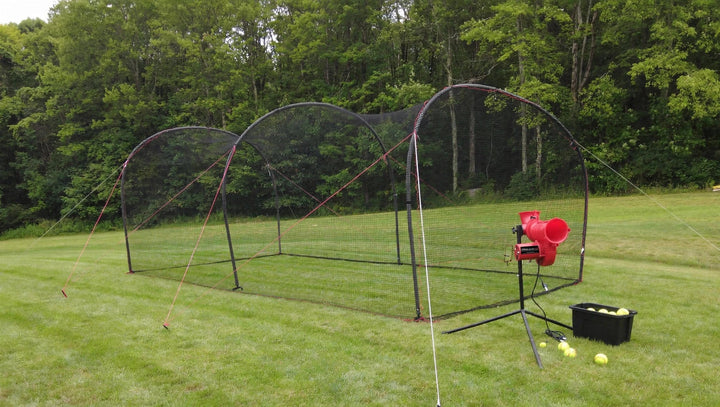 Heater Sports Batting Cage Package Heater Xtender Cage + Pitching Machine Package - Entry Machines
