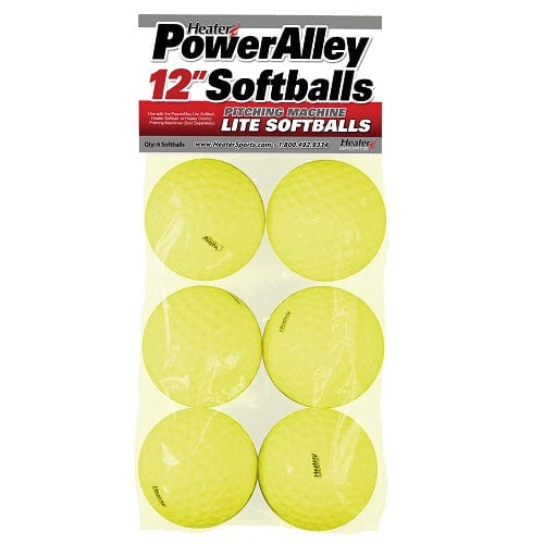 Heater Sports Pitching Machine Balls 12 inches PowerAlley Lite Softballs | Heater Sports