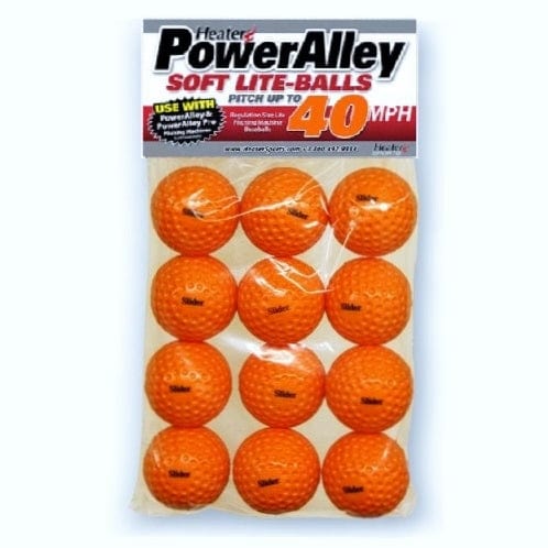 Heater Sports Pitching Machine Balls 12 Soft Lite-Balls PowerAlley Soft Lite-Balls | Heater Sports