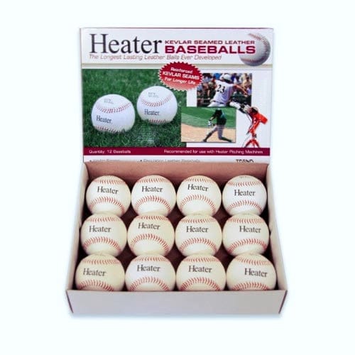 Heater Sports Pitching Machine Balls Heater Leather Baseballs | Heater Sports