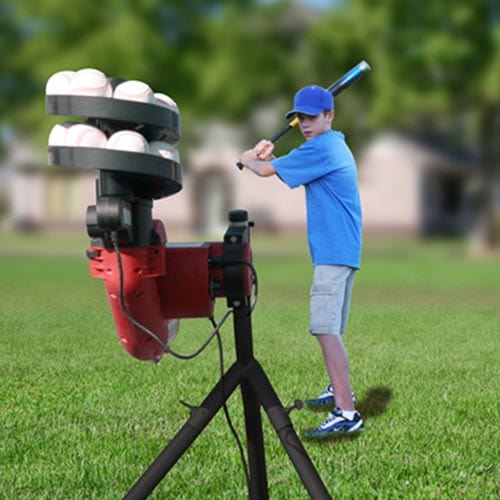 Heater Sports Pitching Machine BaseHit Real Baseball Machine | Heater Sports