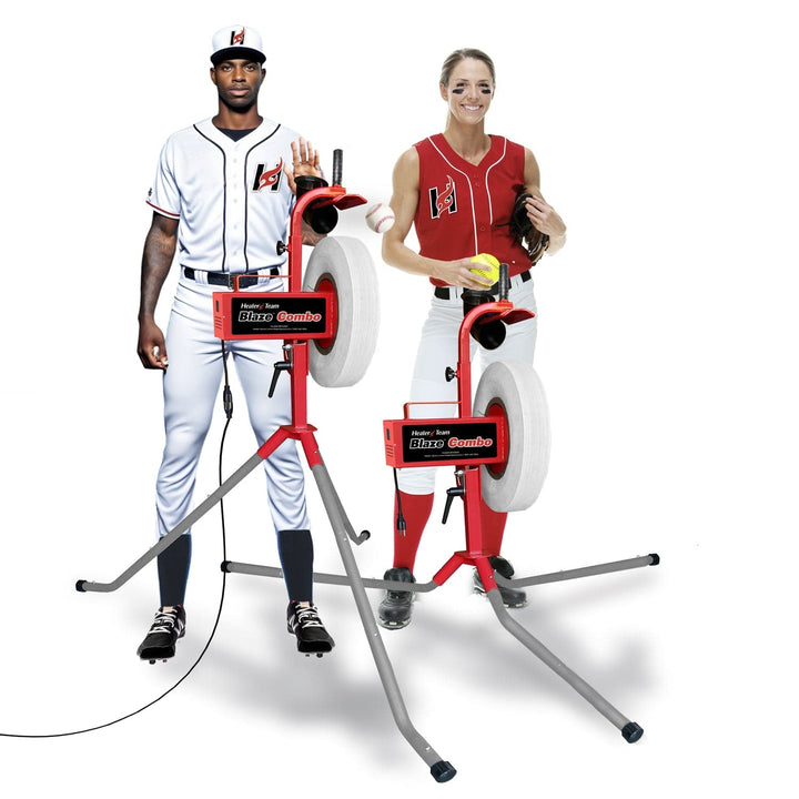 Heater Sports Pitching Machine Blaze Combo Pitching Machine with Warranty | Heater Sports