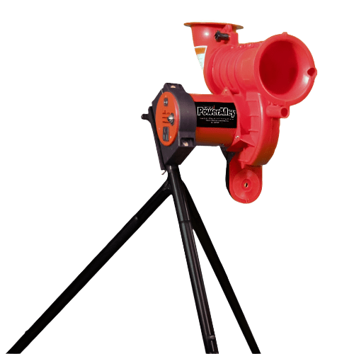 Palline Da Baseball Leggere PowerAlley Seamed 60 MPH - 12 Pezzi Con Cuciture Rosse Per Macchine Lanciapalle