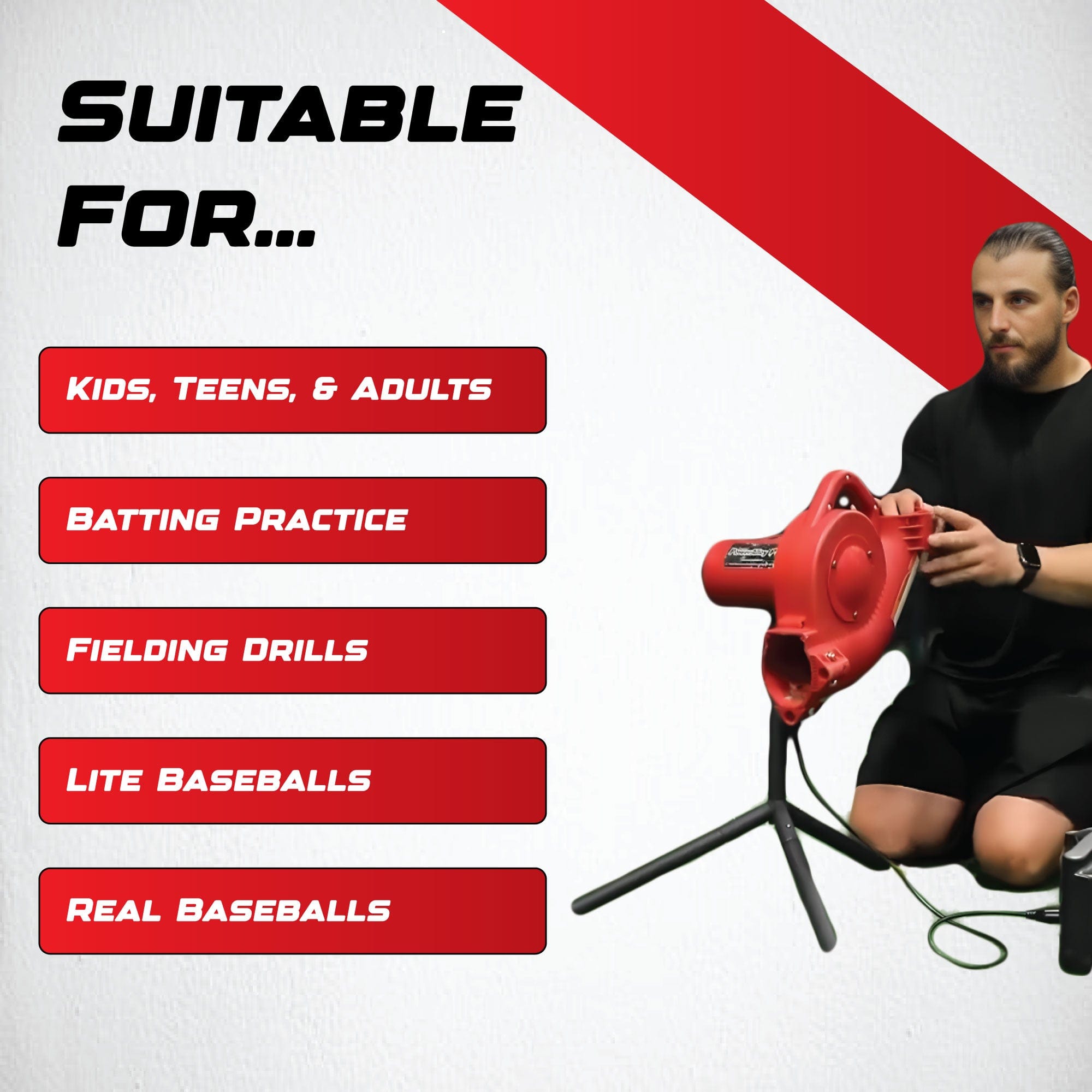 Heater Pro Baseball Machine for Real Play | Heater Sports – The