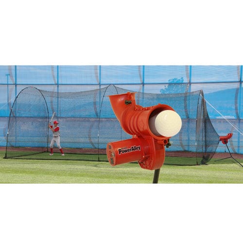 Heater Sports Ultimate Packages PowerAlley 11" Softball Machine & PowerAlley 22' Cage | Heater Sports