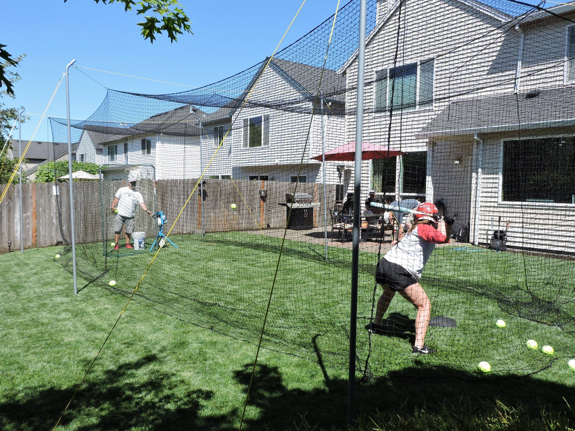 Jugs Sports Hit at Home Batting Cage - Thumbnail 2