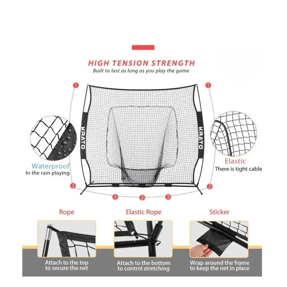Krato Sports BATTING NET Krato Elite Hitting Net