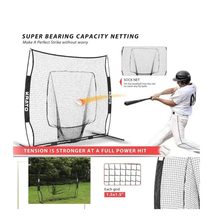 Krato Sports BATTING NET Krato Elite Hitting Net