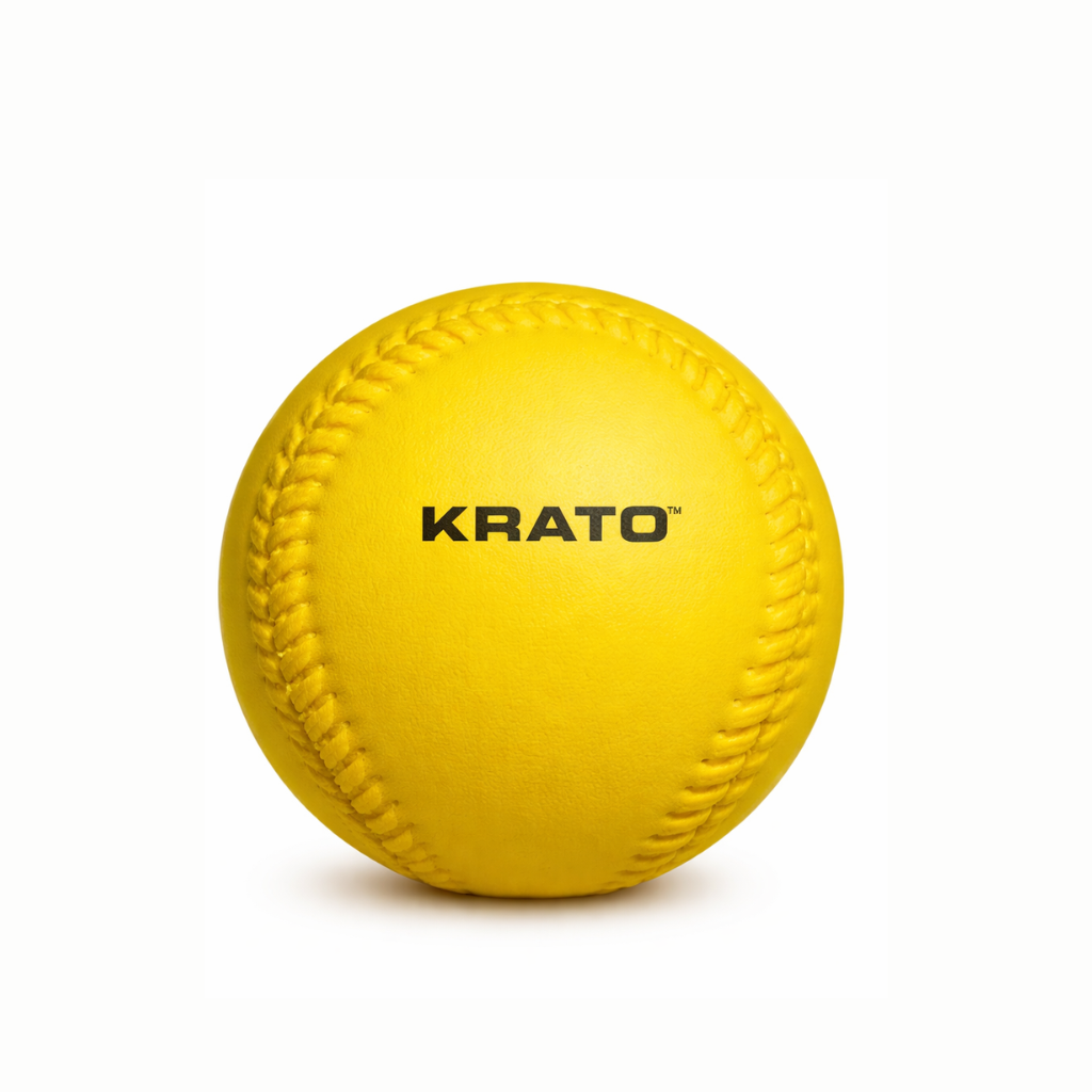 Krato Sports set of 12 Pitching Machine Softballs -firm foam - 12"