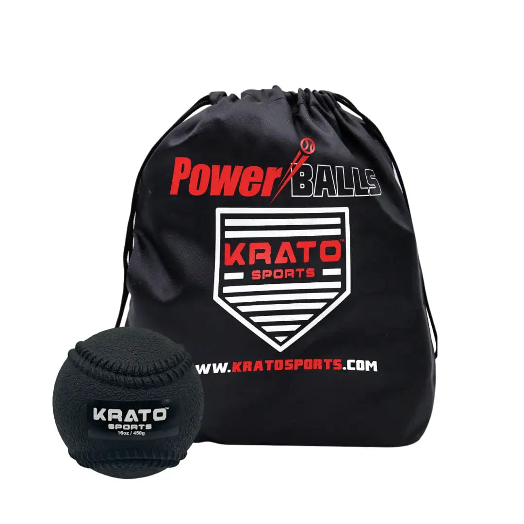 Krato Sports Training Baseballs 12oz Hitting Power Balls Mixed Set  - Hitting Plyo Balls | Krato Sports