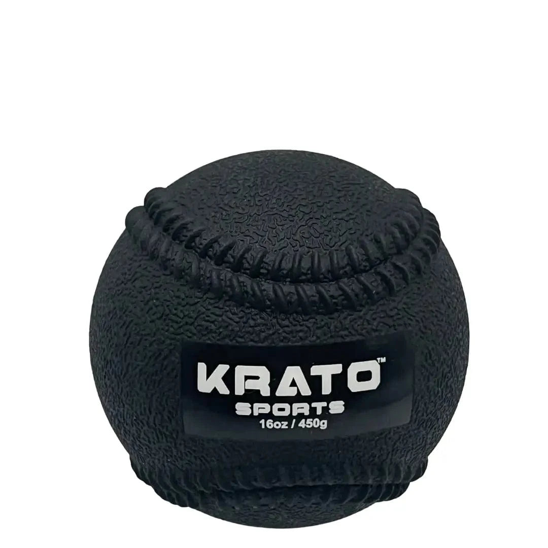 Krato Sports Training Baseballs 16oz Hitting Power Balls 16oz | Plyo Balls