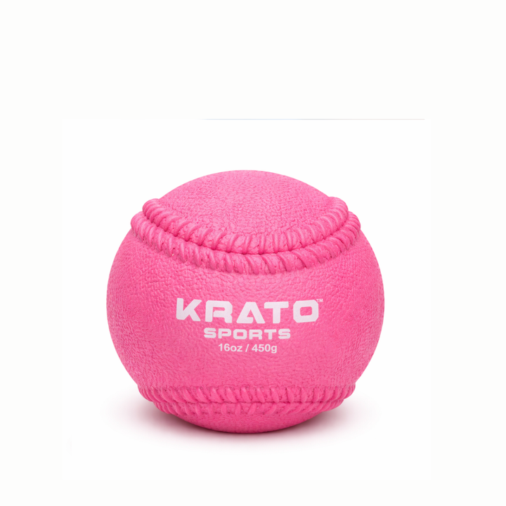 Krato Sports Training Baseballs 16oz Hitting Power Balls 16oz | Plyo Balls