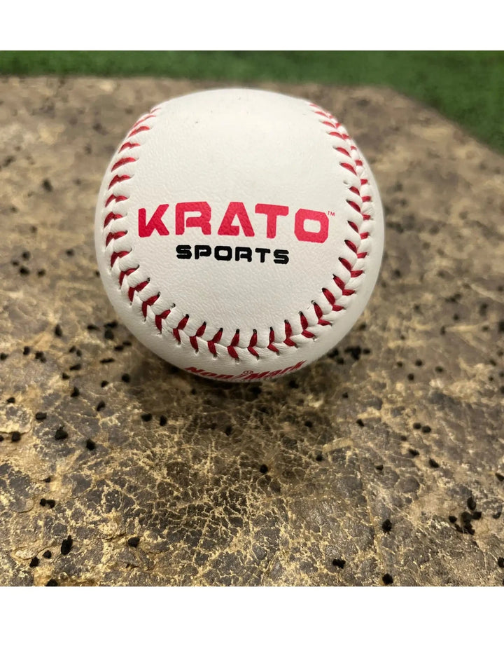 Krato Sports Training Baseballs Non Mark Krato Training Baseballs | Indoor & Outdoor | Gym Baseballs |Set of 12