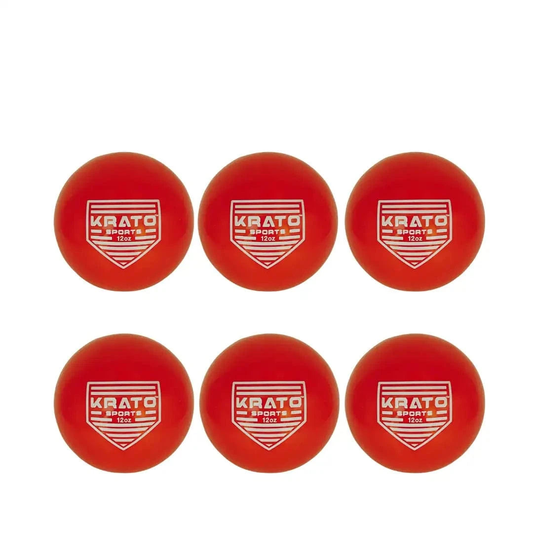 Krato Sports Weighted Baseballs Weighted Training baseballs | Soft Shell Plyo Balls | 12oz