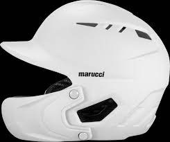 Marucci Baseball & Softball Batting Helmets Junior / White Marucci Duravent Batting Helmet with Universal Jaw Guard