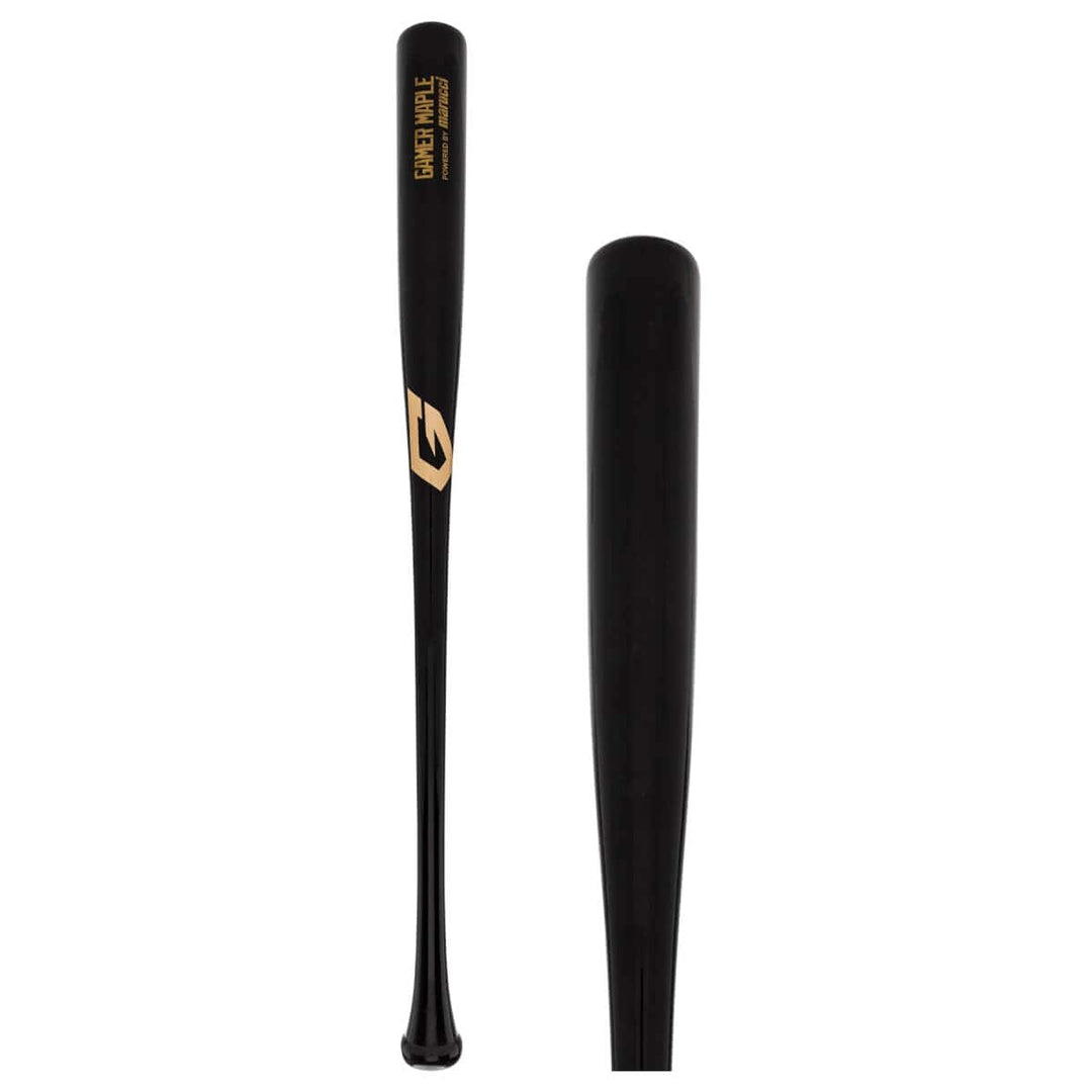 Marucci Wood Bat 31in Marucci Gamer Black Maple Wood Baseball Bat MVEGMR-BK