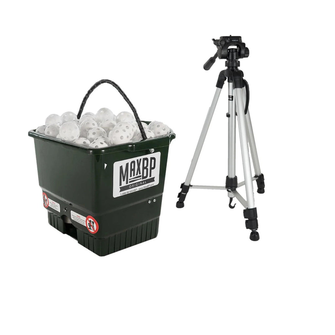 MaxBP Pitching Machine With Tripod II [+$40] / AC: Plug-In Outlet [+$0] / Without Pop-up [+$0] Original Pitching Machine | MaxBP