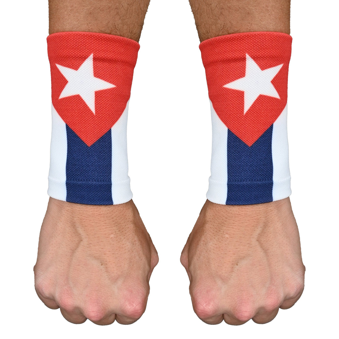 Cuba Flag Wrist Support Sleeves