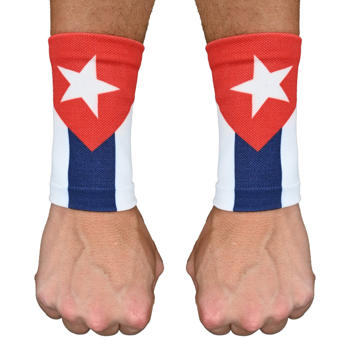 Cuba Flag Wrist Support Sleeves