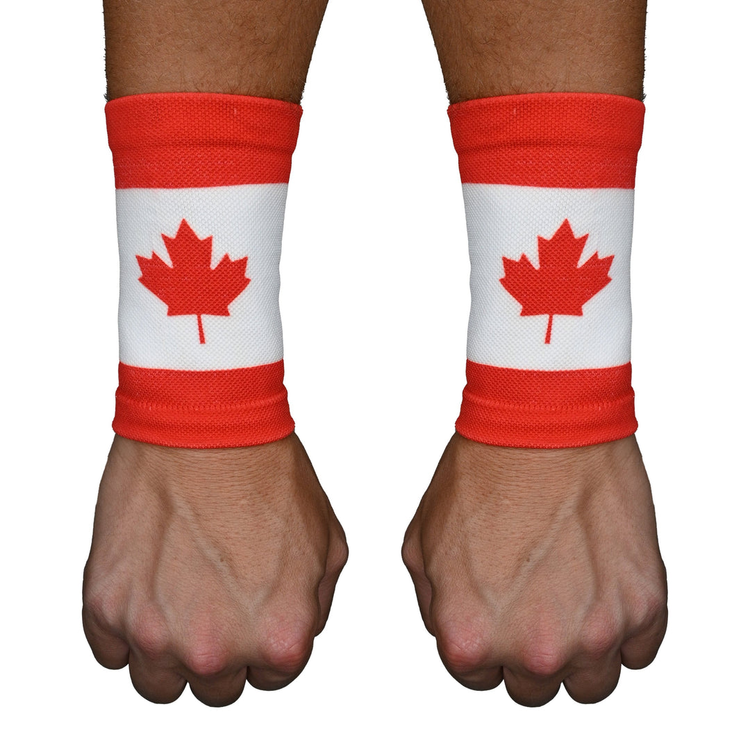 Canada Flag Wrist Support Sleeves