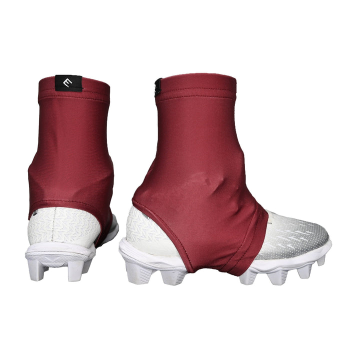 Maroon Cleat Covers (Spats)