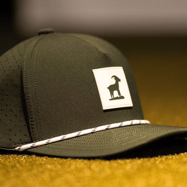 Mine Baseball Apparel Forest Green Iron Goat Hat