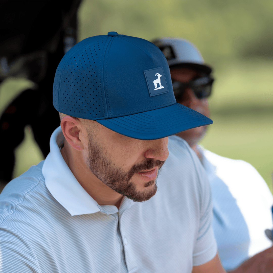 Mine Baseball Apparel Navy Iron Goat Hat