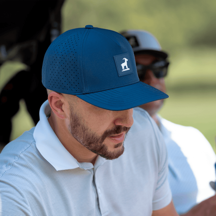 Mine Baseball Apparel Navy Iron Goat Hat