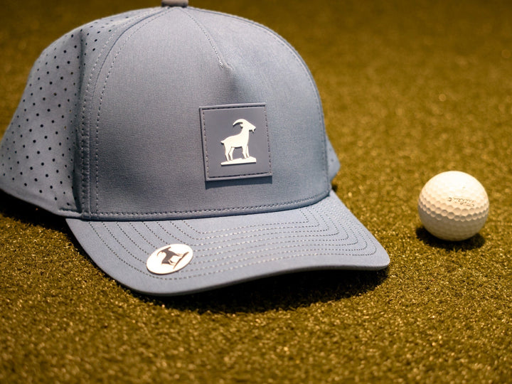 Mine Baseball Apparel Steel Blue Iron Goat Hat