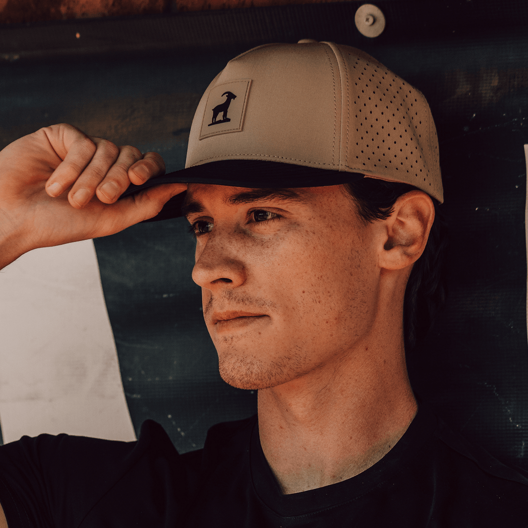 Mine Baseball Apparel Tan Iron Goat Hat