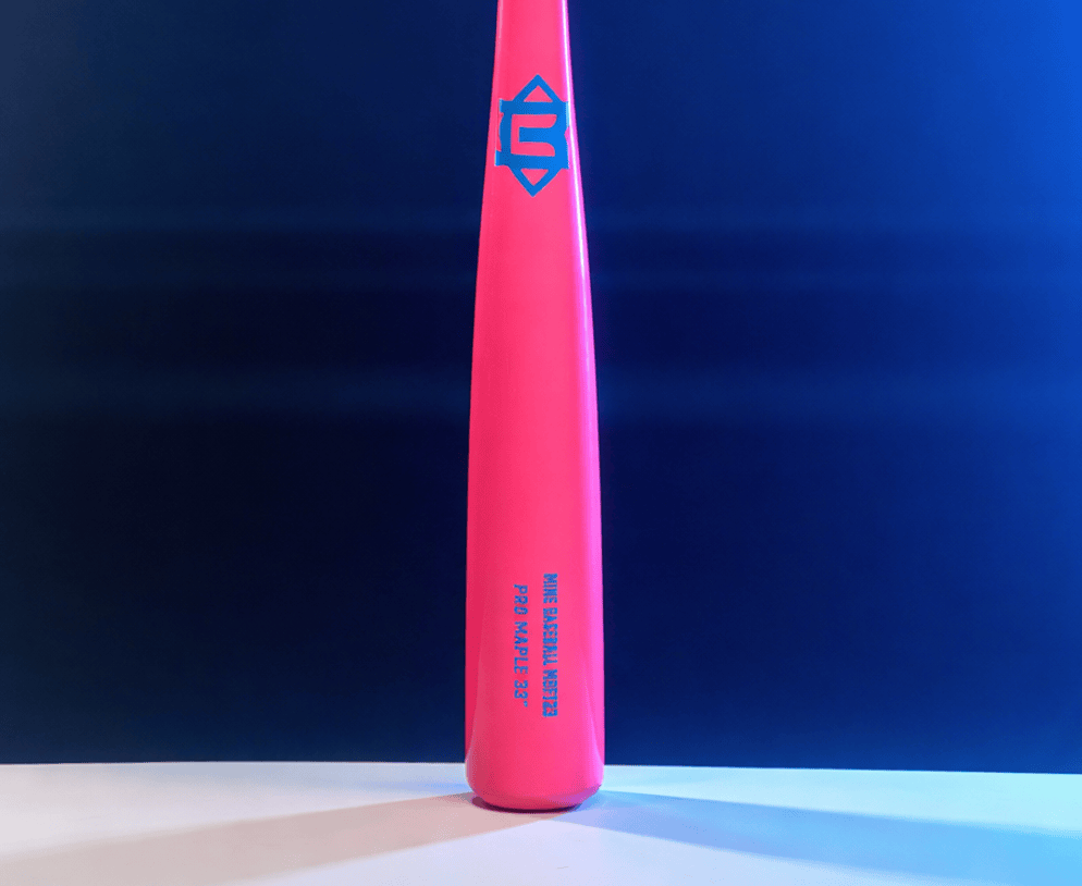 Mine Baseball Wood Bat AP5 Neon Pink