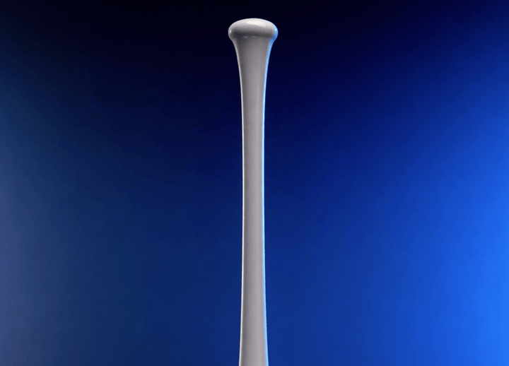 Mine Baseball Wood Bat AP5 Silver Glitter