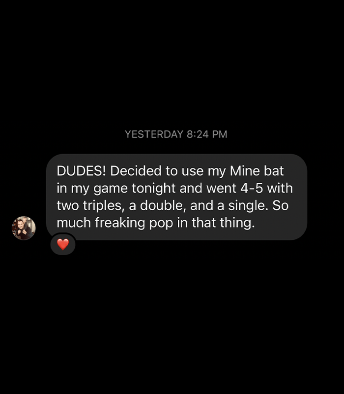 Mine Baseball Wood Bat Balanced EL