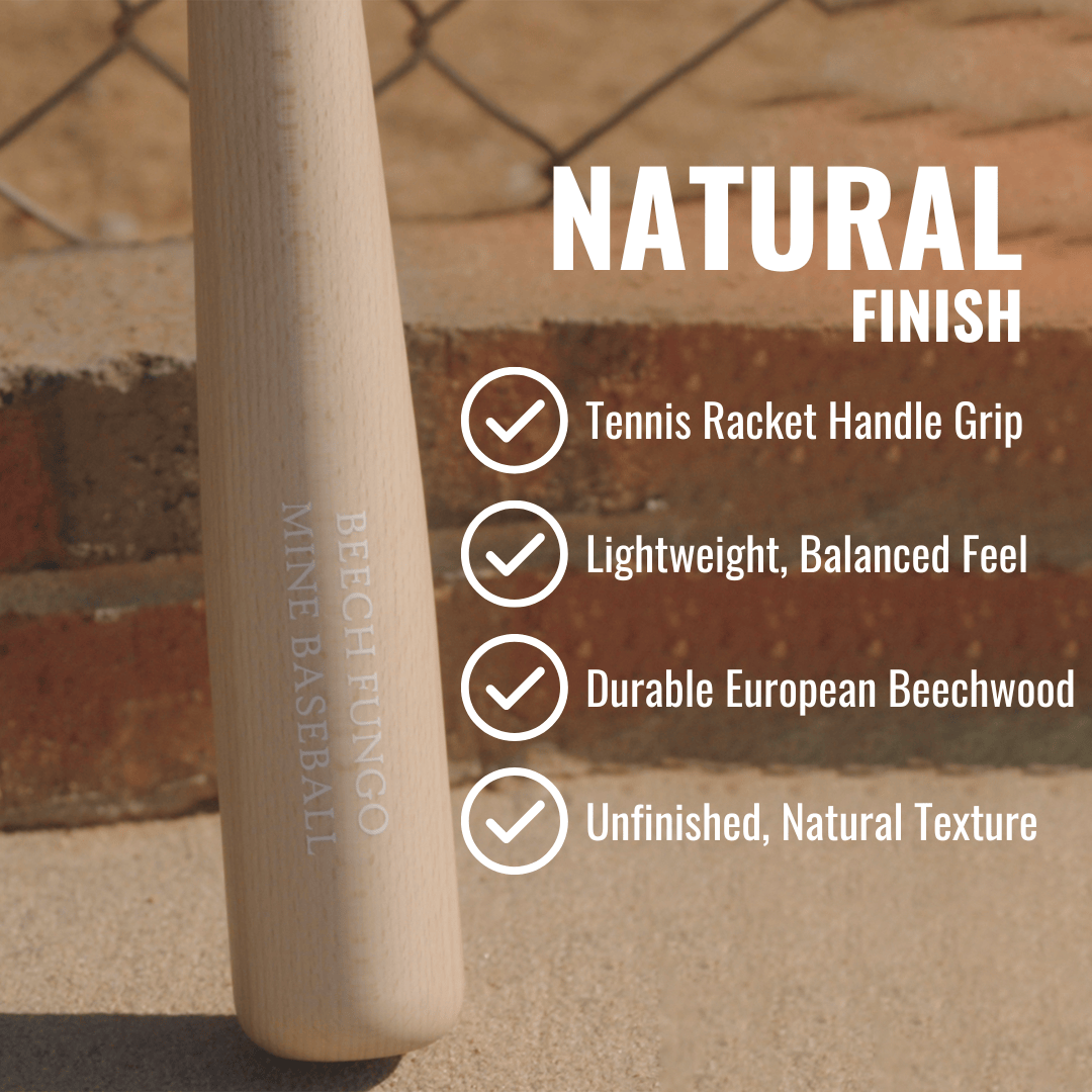 Mine Baseball Wood Bat The Racket Fungo