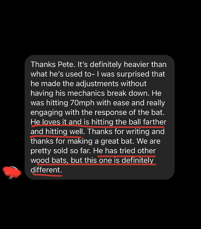 Mine Baseball Wood Bat Youth Wood Bats