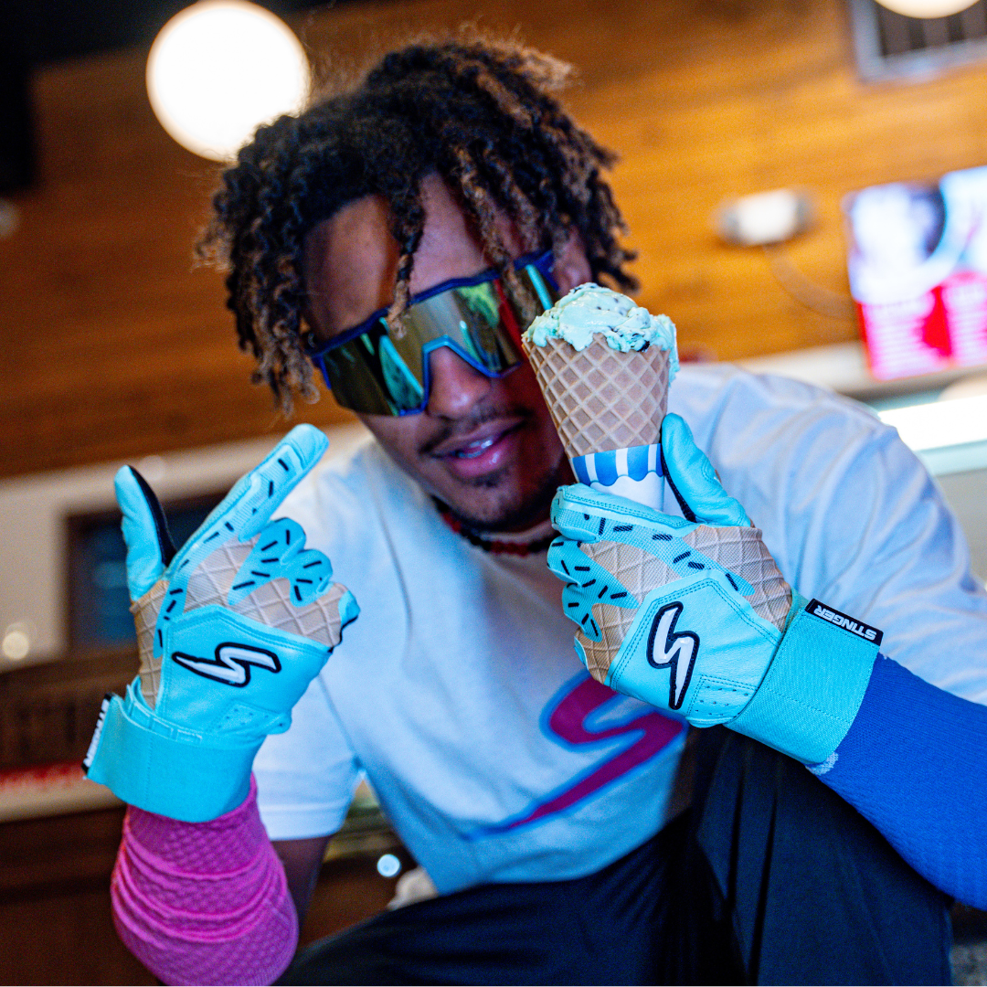 Winder Series Batting Gloves - Mint Chip