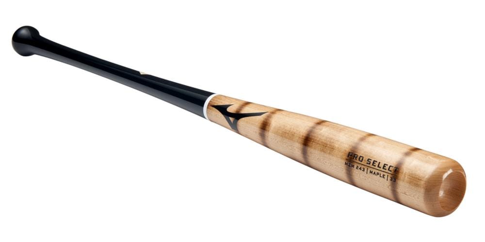 Mizuno Baseball Bats Mizuno Pro Select MZM 243 Maple Wood Baseball Bat (Natural/Black)