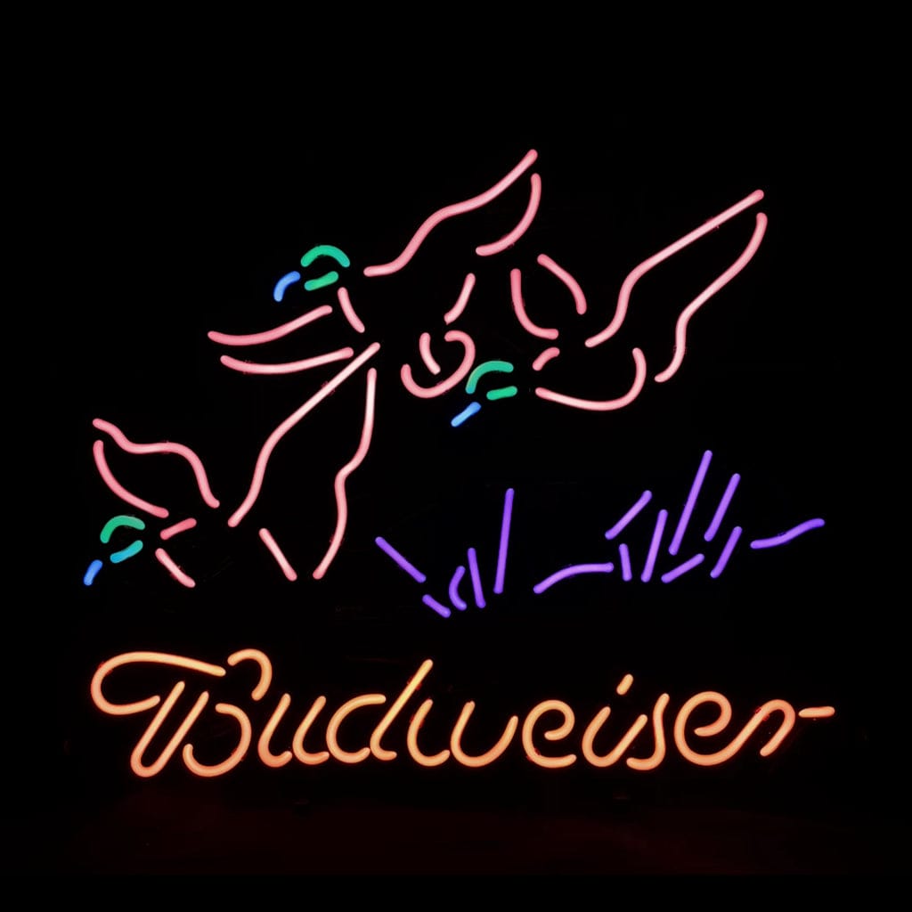Neon Signs Land Neon Signs 19 inches Pink Pheasant Hunter Budweiser Neon Sign Light