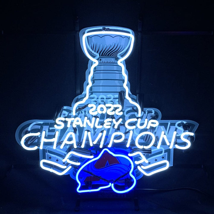 Neon Signs Land Neon Signs 2022 Stanley Cup Champions Colorado Avalanche Neon Signs Light