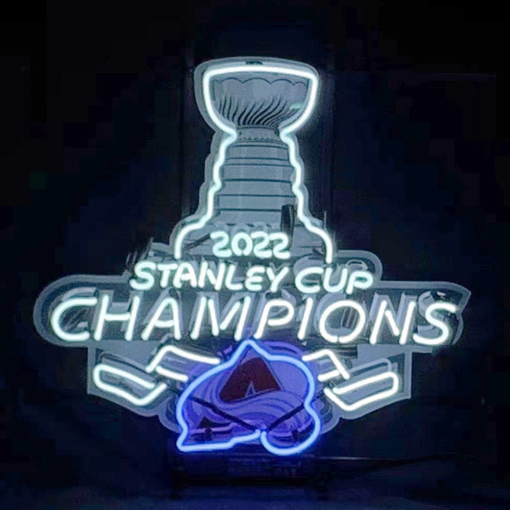 Neon Signs Land Neon Signs 2022 Stanley Cup Champions Colorado Avalanche Neon Signs Light