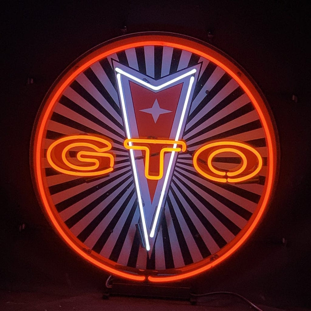 Neon Signs Land Neon Signs 24" Pontiac GTO Auto Car Neon Signs
