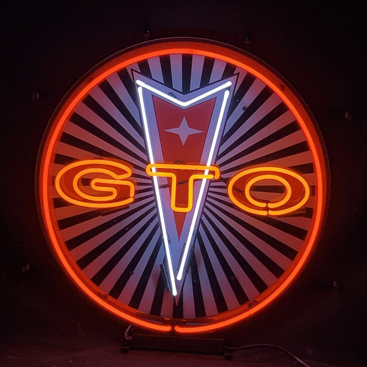 Neon Signs Land Neon Signs 24" Pontiac GTO Auto Car Neon Signs