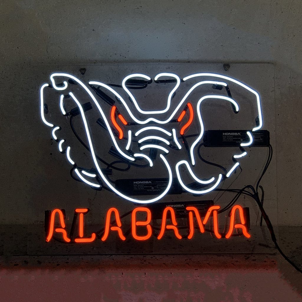 Neon Signs Land Neon Signs Alabama Angry Elephant Neon Signs Light