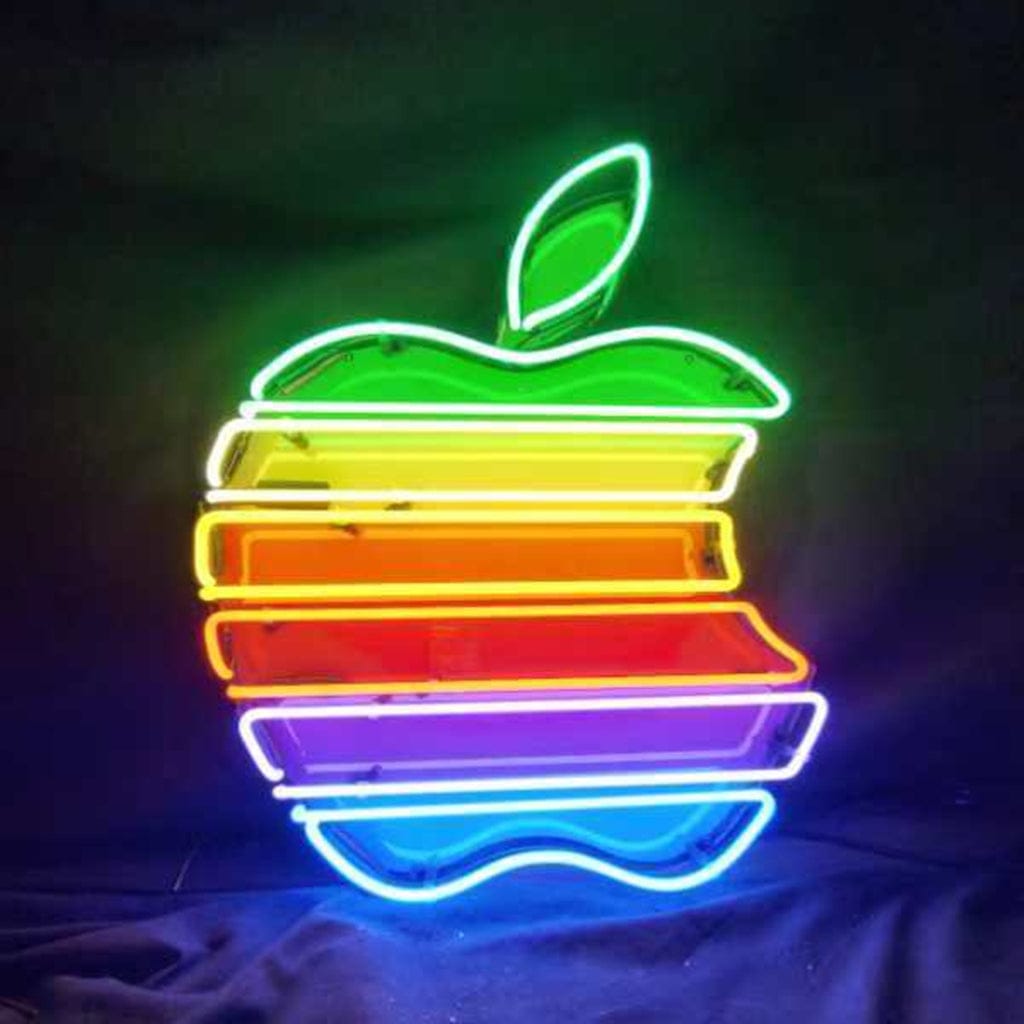 Neon Signs Land Neon Signs Apple Company Logo Real Neon Signs