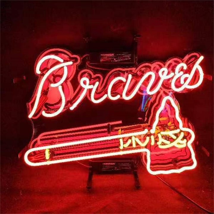 Neon Signs Land Neon Signs Atlanta Braves Baseball Logo Neon Signs Light
